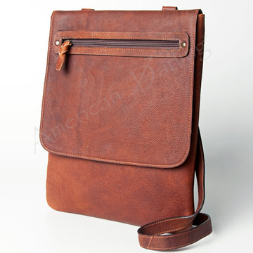 American Darling Messenger Full Grain Genuine Leather Western Women Bag Handbag Purse | Crossbody for Cute